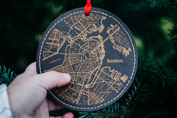 Home Town Map Ornament