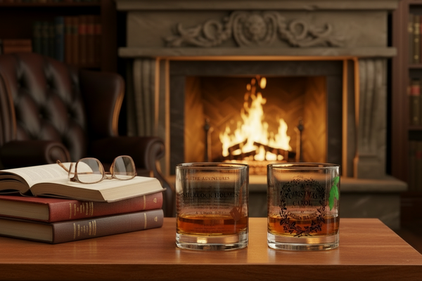 Literature Rocks Glass