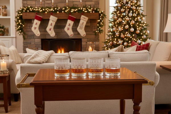 Pine Tree Sweater Rocks Glass