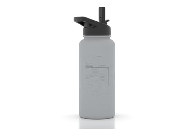 State Map 32 oz Insulated Bottle