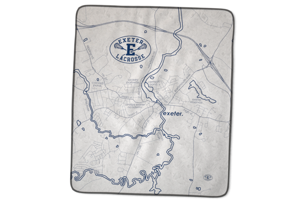 Exeter Lacrosse - Map Blanket