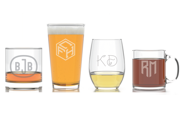 Monogram Glassware