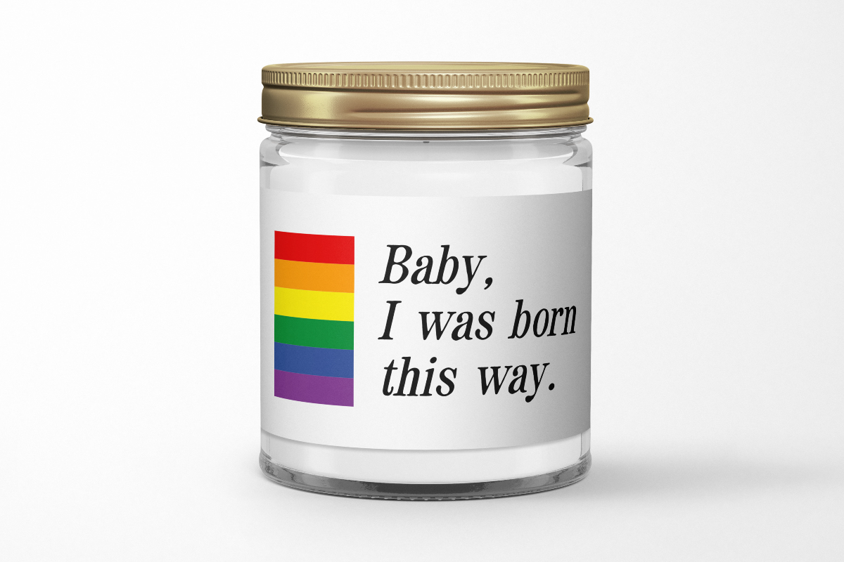 CUSTOM PRIDE CANDLE