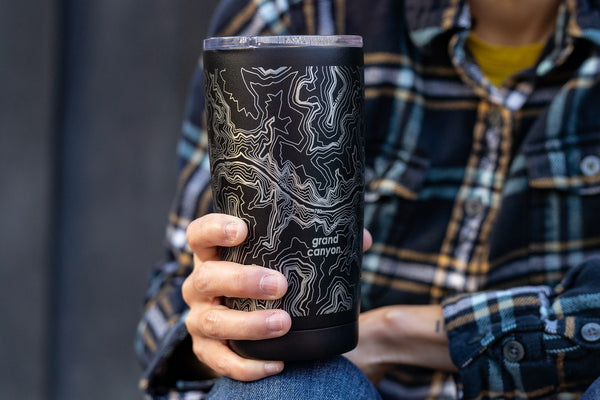 Custom insulated tumbler in white