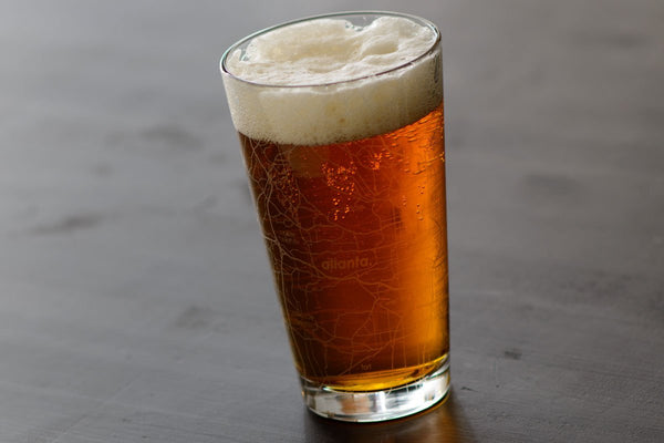 Atlanta Map Pint Glass