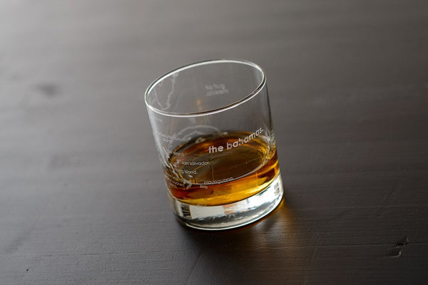 Bahamas Islands Rocks Glass