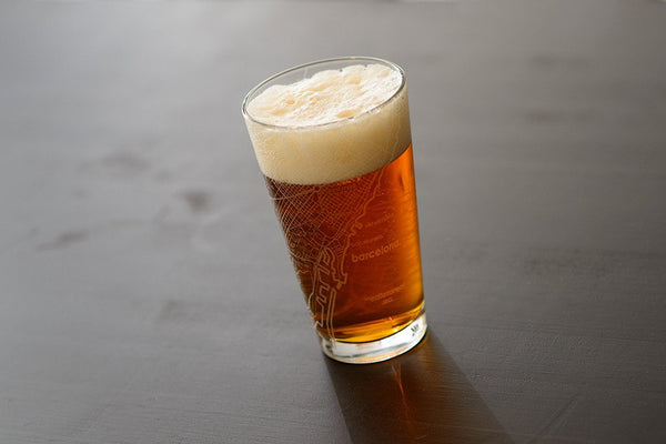 Barcelona Street Maps Pint