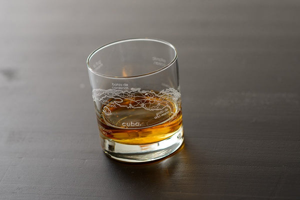 Cuba Island Rocks Glass