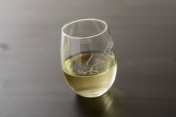 Fiji Islands Stemless Wine Glass