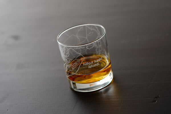 Hilton Head Rocks Glass