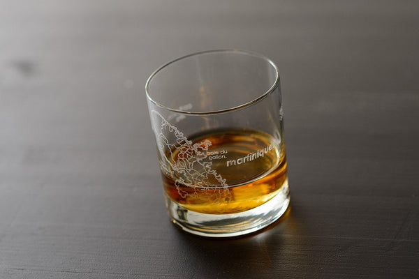 Martinique Island Rocks Glass