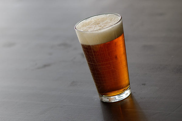 Phoenix Map Pint Glass