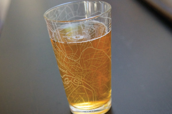 Richmond Map Pint Glass