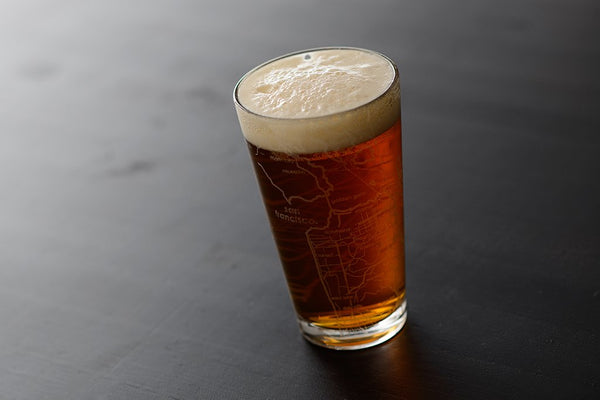 San Francisco Map Pint Glass