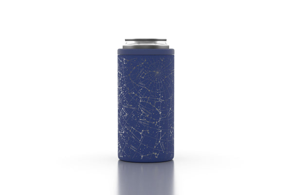 Custom can cooler with night sky