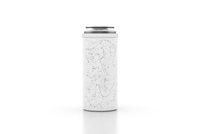 Custom can cooler with night sky map