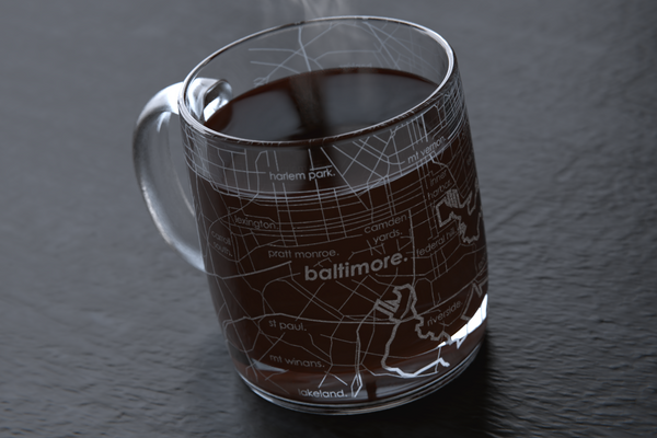 Baltimore Map Coffee Mug