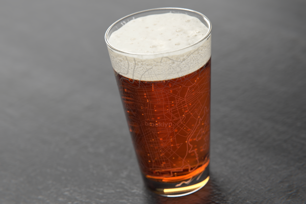 Brooklyn Map Pint Glass