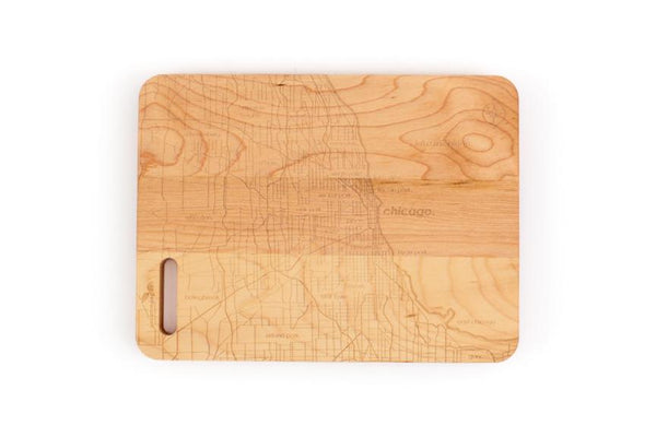 Chicago Map Bar Board