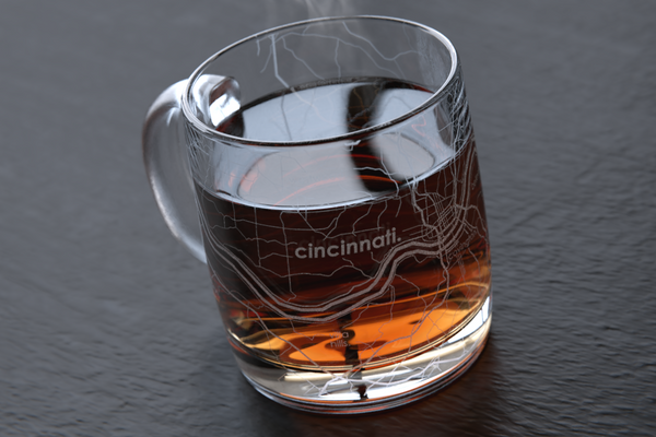 Cincinnati Map Coffee Mug