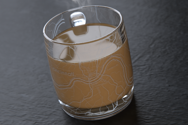 Cincinnati Map Coffee Mug
