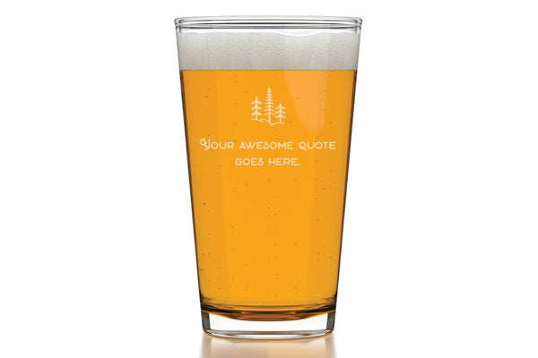 Holiday Custom Quote Glassware