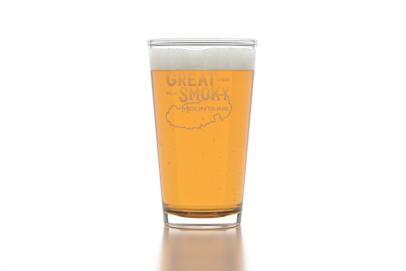 Great Smoky Mountains Pint Glass