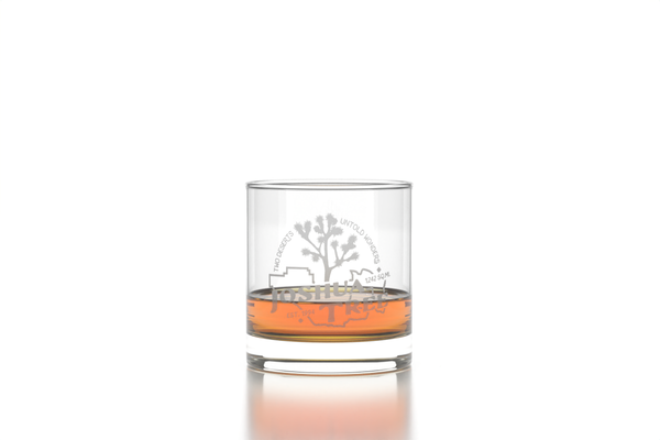 Joshua Tree Rocks Glass