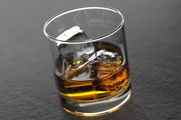 Killington Peak, VT - Topo Rocks Glass