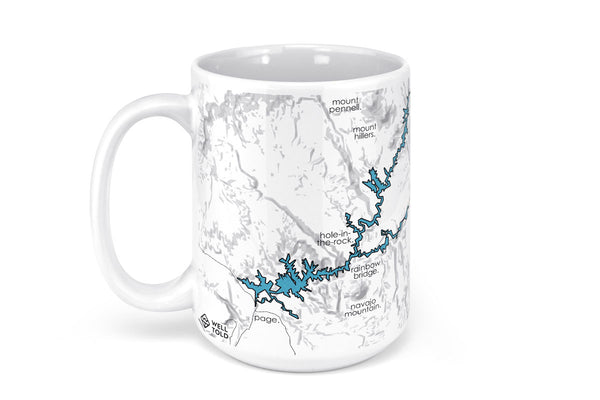 Lake Powell Map Mug - 15oz