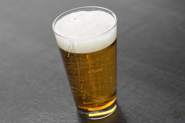 Miami Map Pint Glass