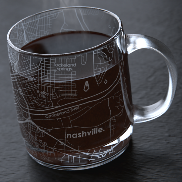 Nashville Map Coffee Mug
