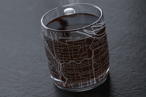 Portland OR Map Coffee Mug