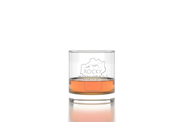 Rocky Mountain Rocks Glass