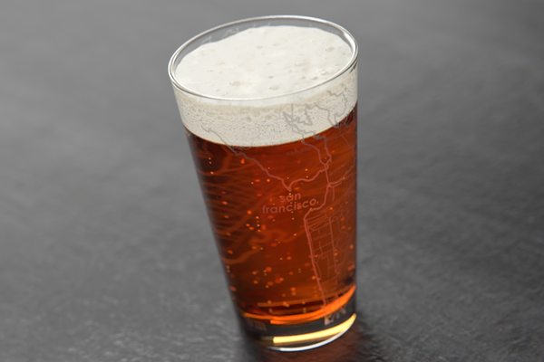 San Francisco Map Pint Glass