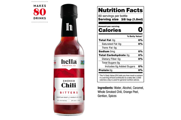 Smoked Chili Bitters - 5oz
