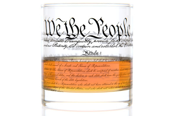 Constitution Rocks Glass