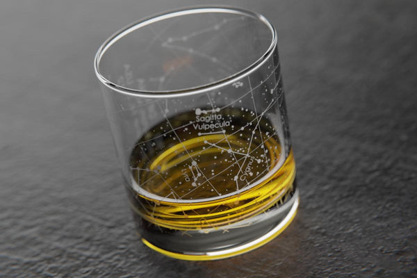 Custom Night Sky Rocks Glass