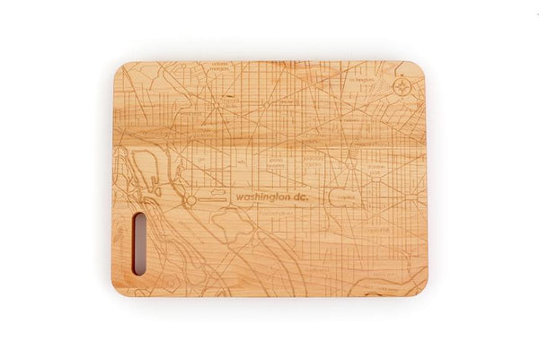 Washington DC Map Bar Board