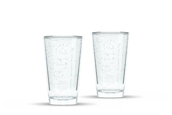 Constellation Pint Glass Pair - Winter Sky Northern Hemisphere