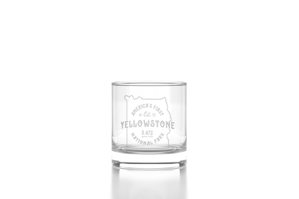 Yellowstone Rocks Glass