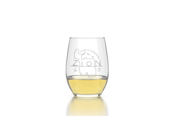 Zion Stemless Wine Glass