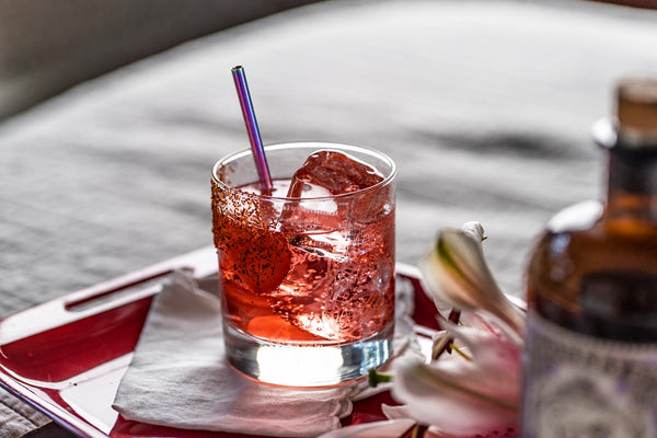 5" Stainless Steel Cocktail Straws - set of 4