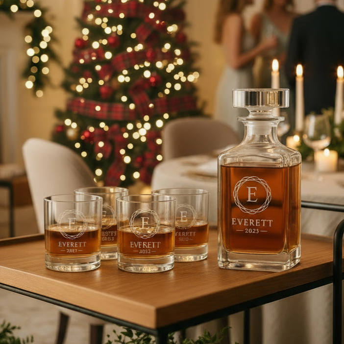 Personalized Decanter Gift Set