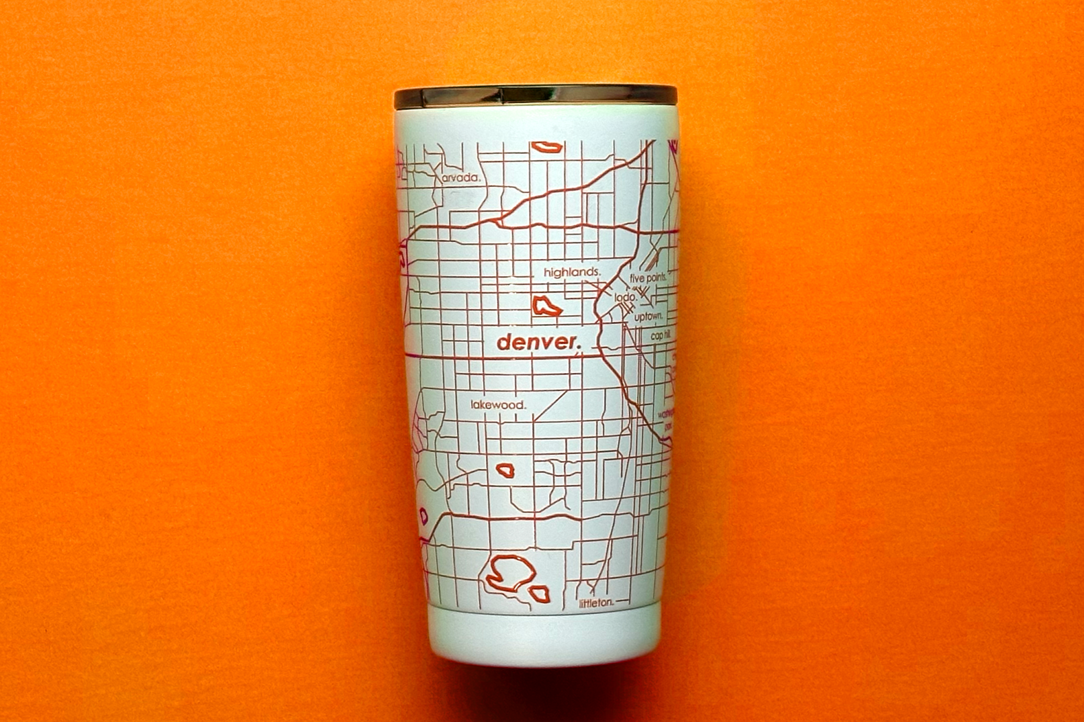 Home Town Map 20 oz Insulated Pint Tumbler