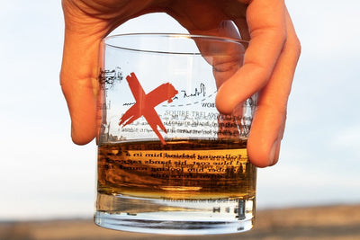 Literature Rocks Glass
