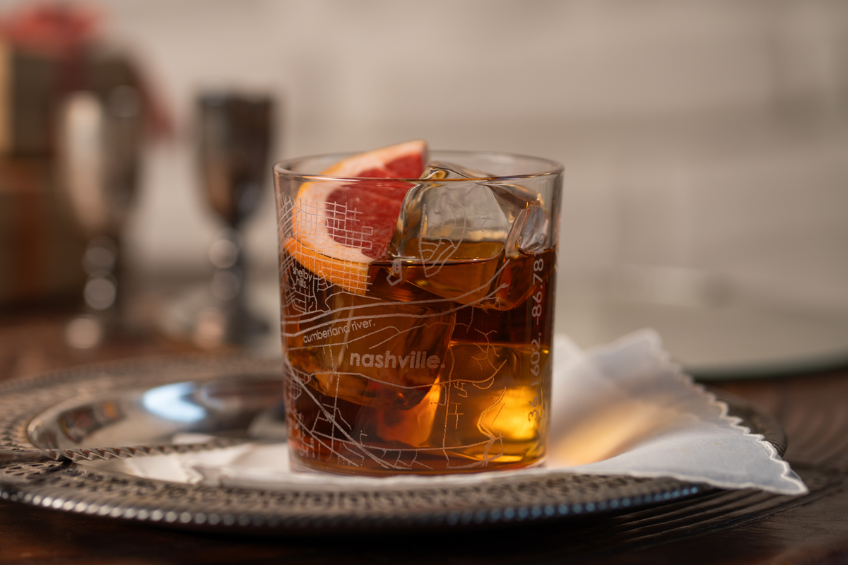 Home Town Custom Map Whiskey Glasses | Well Told