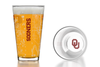 Univ of Oklahoma - Printed Map Pint Glass Pair