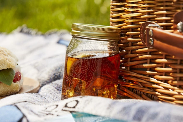 Topography Maps Mason Jar