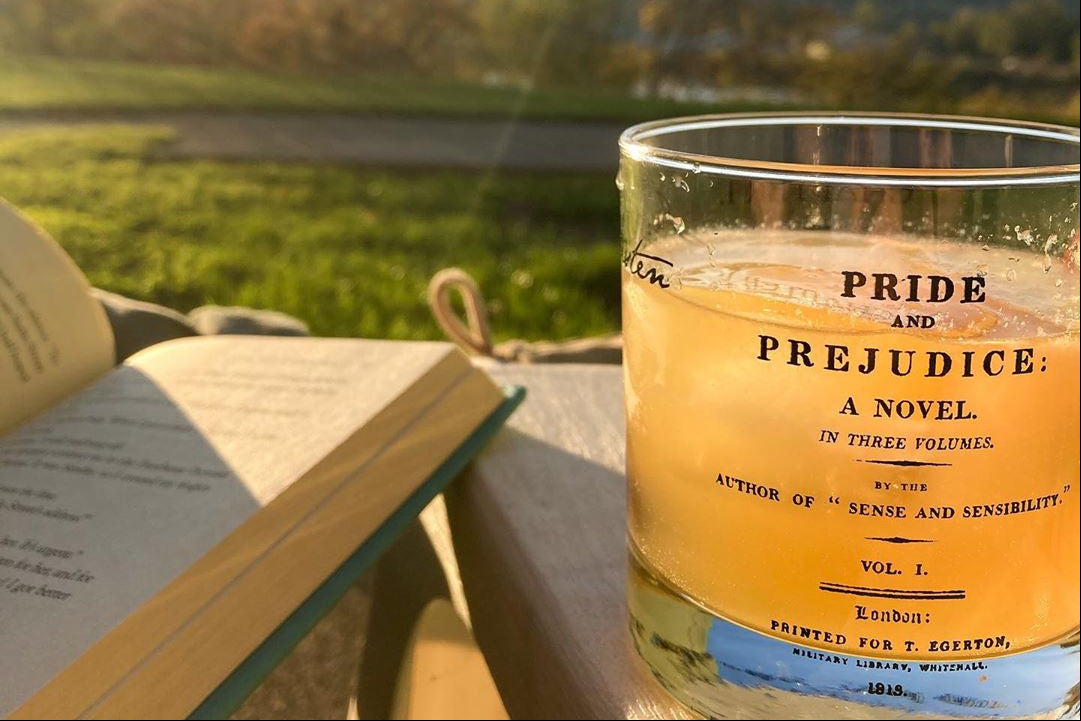 Literature Rocks Glass
